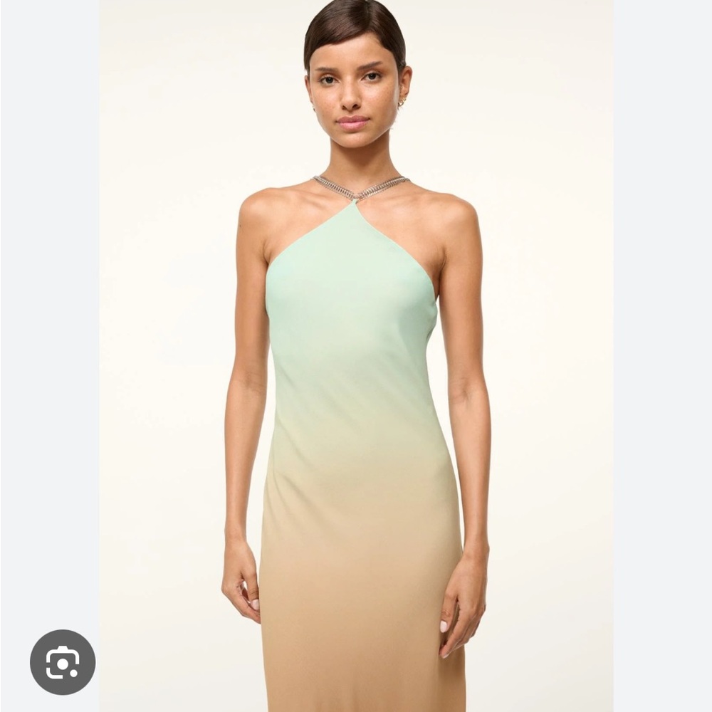 STAUD CADENCE DRESS | CARIBBEAN OMBRE